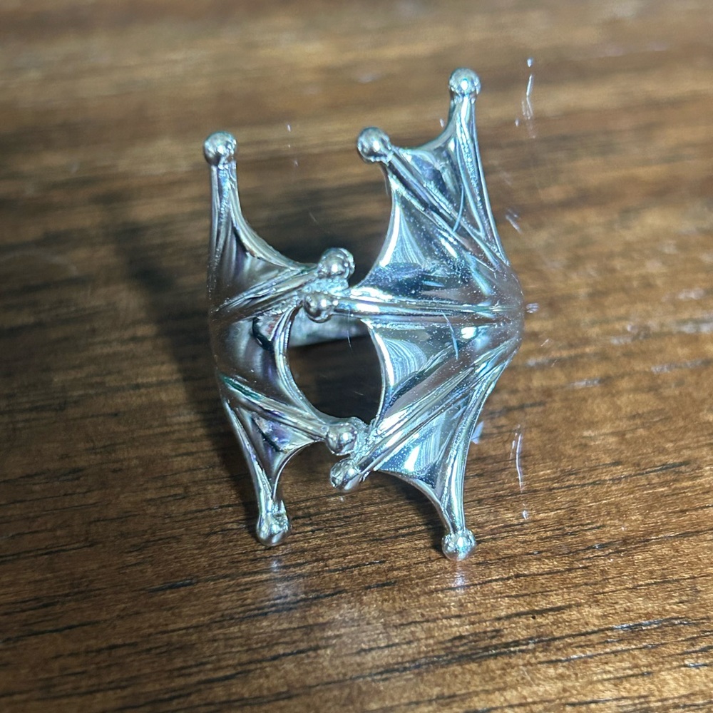 Vera & Co. Sterling Silver bat wings ring